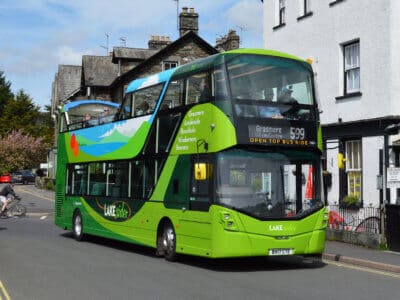 Bowness & Windermere to Grasmere – open-top Lakesider 599 from Stagecoach in Cumbria