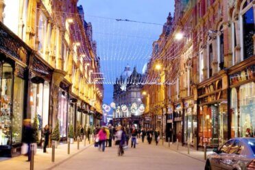 King Edwards Street, Leeds at night