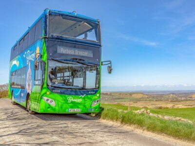 Hengistbury Head to Boscombe, Bournemouth, Alum Chine, Poole & Rockley Park – Beach Breezer 70 from Morebus