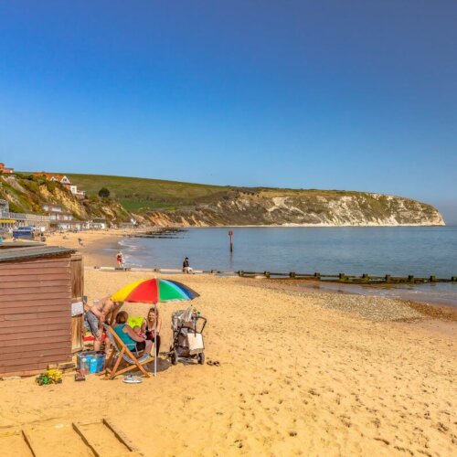 Swanage to Bournemouth via Sandbanks – open top Purbeck Breezer 50 from morebus