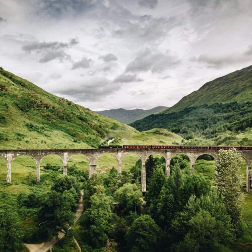Glenfinnan viaduct, Glenfinnan, Scotland