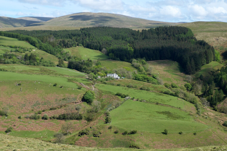 View from the climb on to Dent