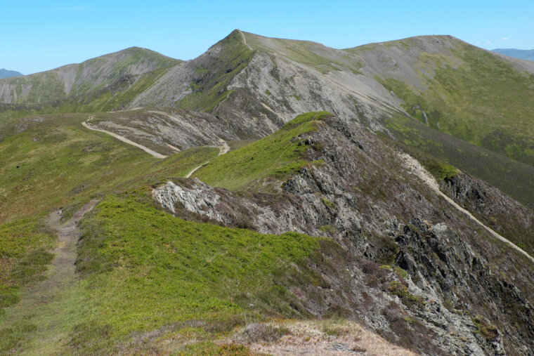 The ridge along the top of Gasgale Crags