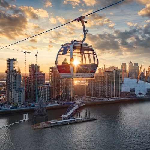 Enjoy panoramic views of Canary Wharf & London’s landmarks on the IFS Cloud Cable Car from Greenwich | Transport for London