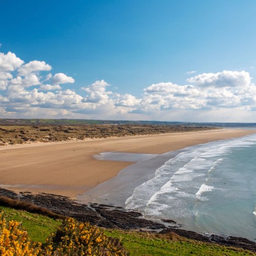 North Devon Wave 21C: Open-top tour of Barnstaple, Braunton, Saunton Sands & Croyde Bay