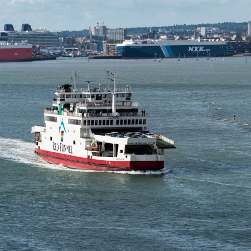 Red Funnel: Ferry from Southampton to East Cowes, Isle of Wight